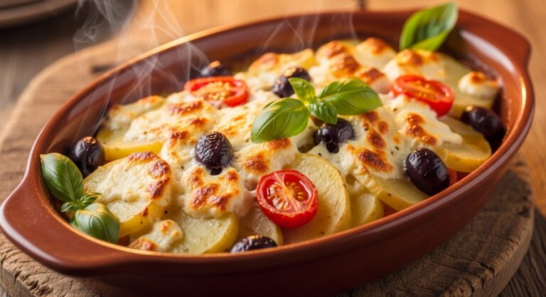 Kartoffel-Feta-Auflauf mediterran