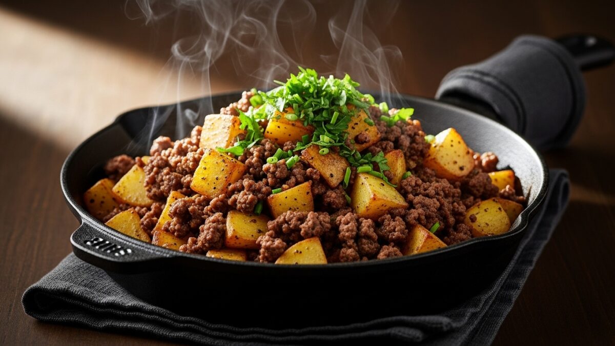 Kartoffel-Hackfleisch-Pfanne schnell
