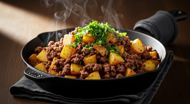 Kartoffel-Hackfleisch-Pfanne schnell