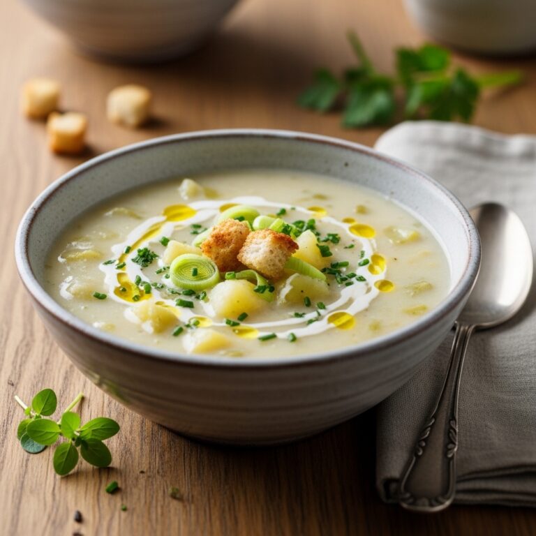 Kartoffel-Lauch-Suppe einfach und gesund