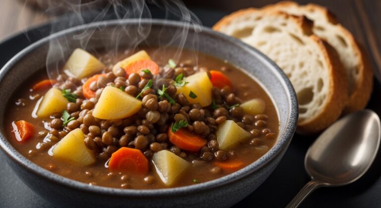 Kartoffel-Linsen-Eintopf herzhaft