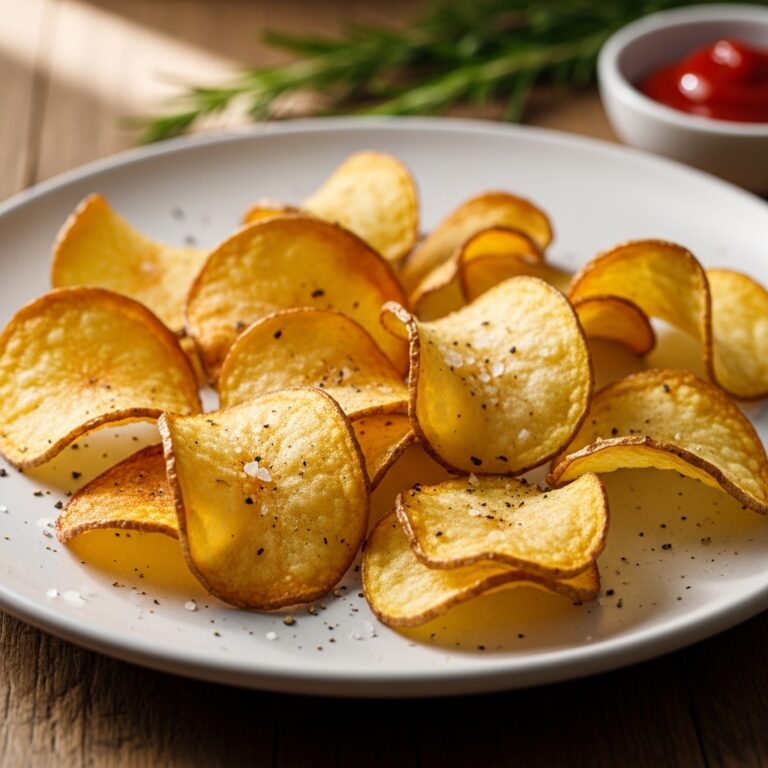 Kartoffelchips selber machen im Ofen