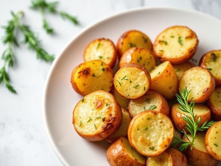 Knusprige Ofenkartoffeln mit Kräutern